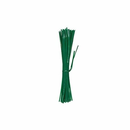 MARQUEE PROTECTION 8 in. Plastic-Coated Plant Wire Ties, 100PK MA3857361